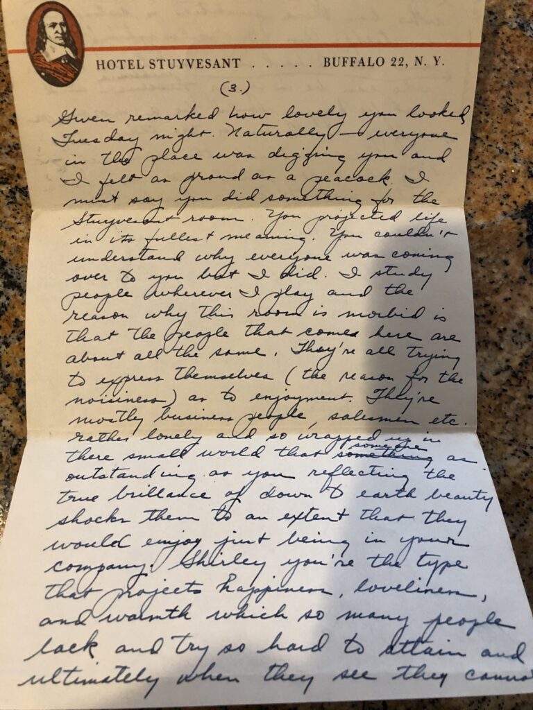 Mom and Dad - Love Letters, Buffalo