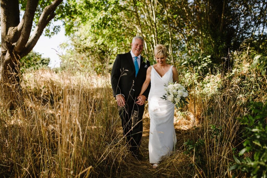 Author Jeanne Hussin and husband Joe Hussin on their Wedding Day